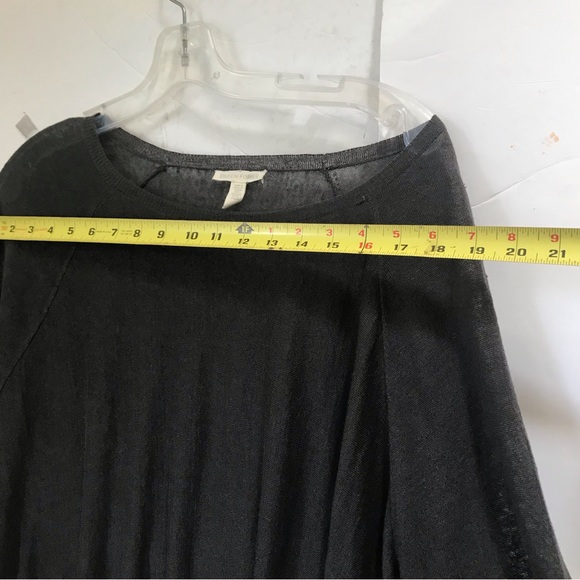 Eileen Fisher Organic Linen Lightweights Crew A Line Minimalist Oversized Hem L - Picture 11 of 13